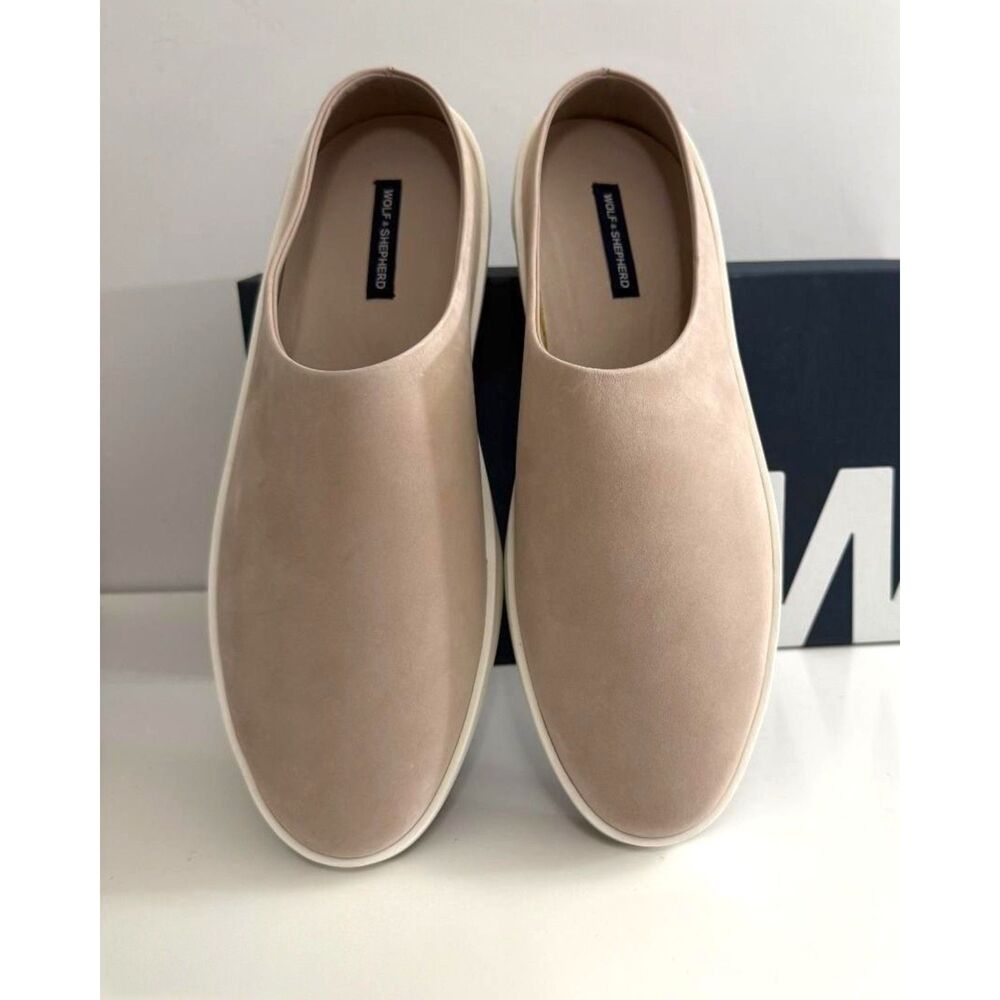 Wolf & Shepherd Cruise Mule Warm Grey, NEW! Size 45EU, M/12, W13.5 US